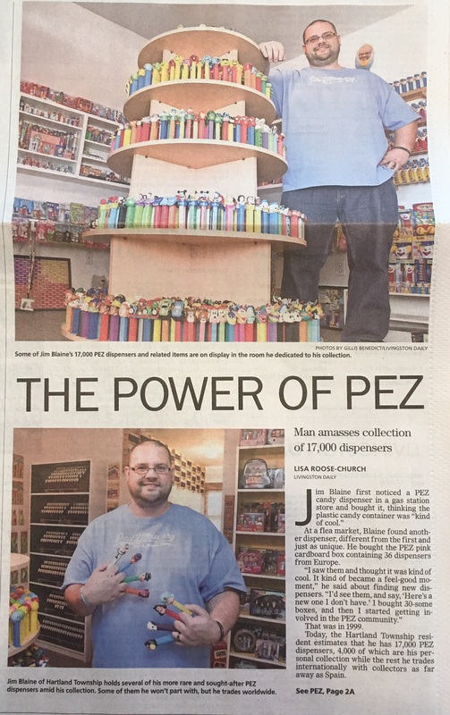 Michigan man collects 17,000 PEZ dispensers